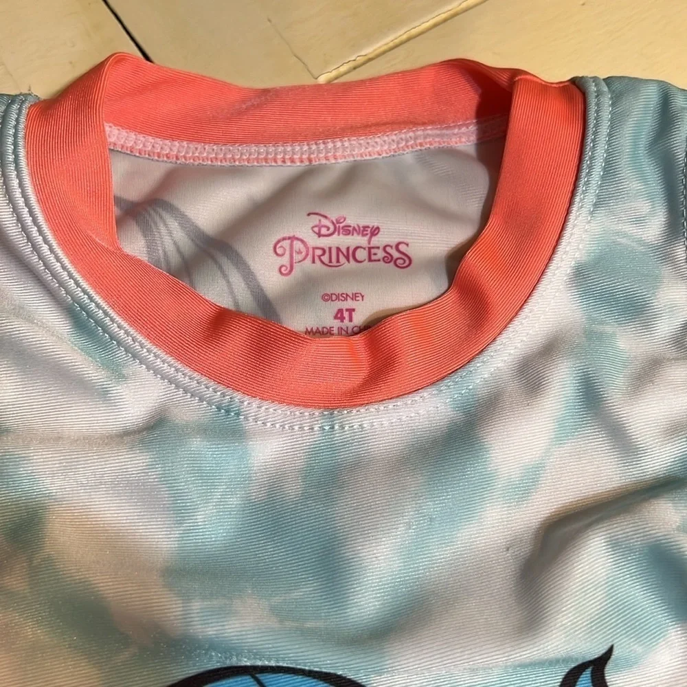 DISNEY PRINCESS 4 T Childs 2 piece swimsuit suit